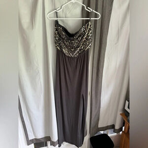 Express Halter Maxi Dress